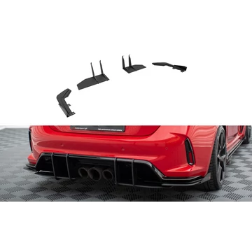 Street Pro Hátsó Oldalsó Splitter + Flaps Honda Civic Type-R Mk 11
