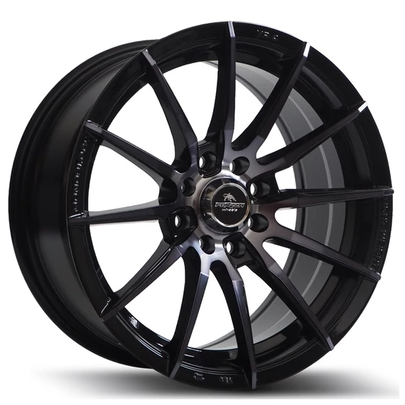 Forzza Atom 7X15 4X100/108 ET25 73,1 Fekete Magic Machined