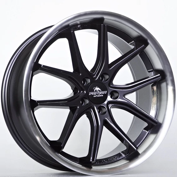 Forzza Storm 9,5X19 5X112 ET40 66,45 Fekete Magic Lip Polished