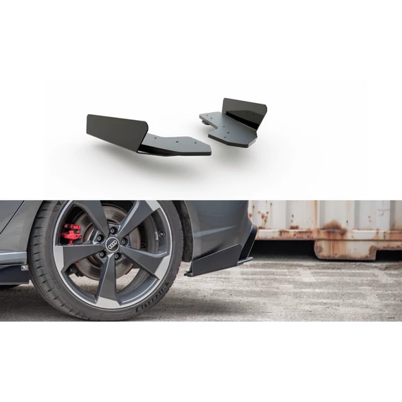 Racing Durability Hátsó Oldalsó Splitter + Flaps Audi RS3 8V Sportback