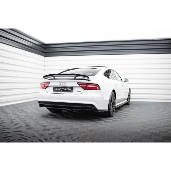 Központi Hátsó SPLITTER AUDI A7 S-LINE (FACELIFT) (with vertical bars)