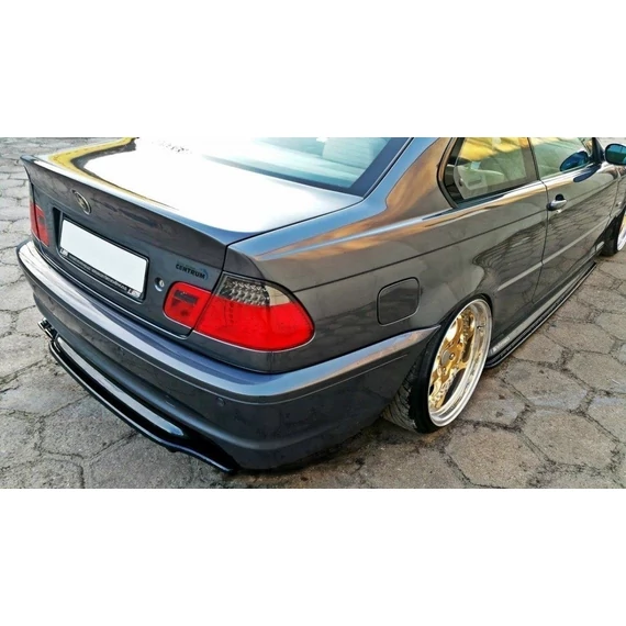 Központi Hátsó SPLITTER BMW 3 E46 MPACK COUPE (without vertical bars)