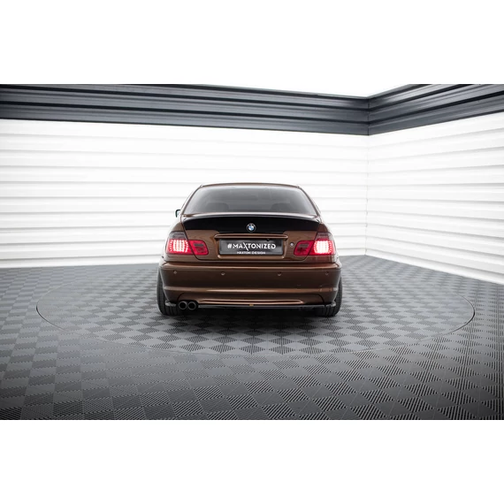 Központi Hátsó SPLITTER BMW 3 E46 MPACK COUPE (with vertical bars)