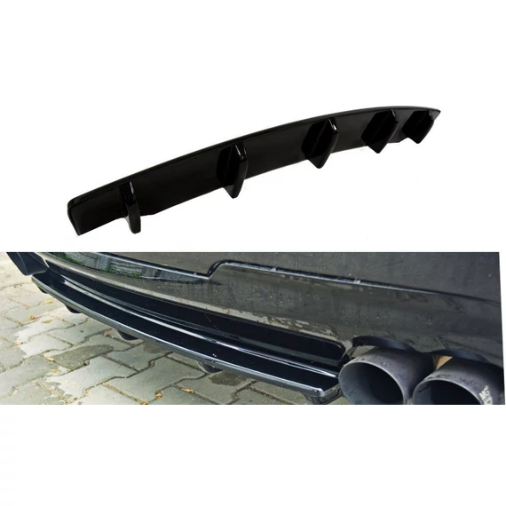 Központi Hátsó SPLITTER for BMW 5 F11 M-PACK (fits two double exhaust ends)