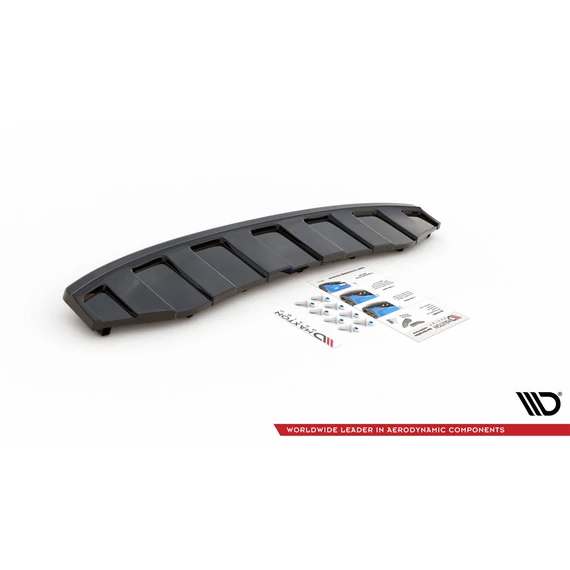 Központi Hátsó SPLITTER AUDI A6 C7 S-LINE AVANT EXHAUST 2x1 (with vertical bars)