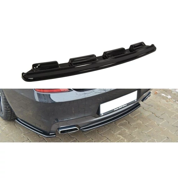 Központi Hátsó SPLITTER for BMW 6 Gran CoupĂ© MPACK (without vertical bars)