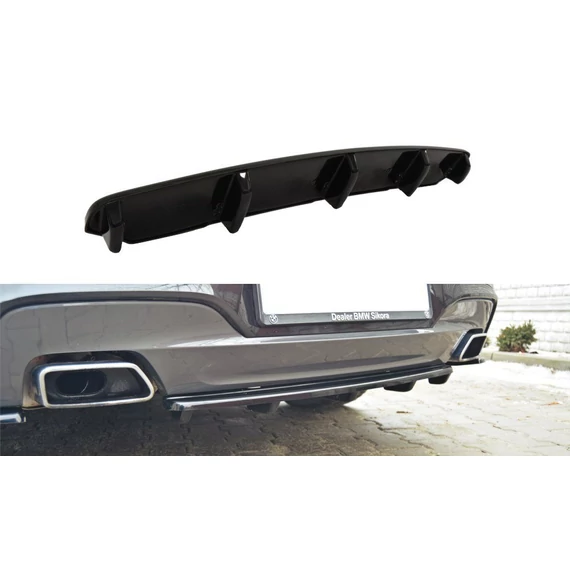 Központi Hátsó SPLITTER for BMW 6 Gran CoupĂ© MPACK (with a vertical bar)