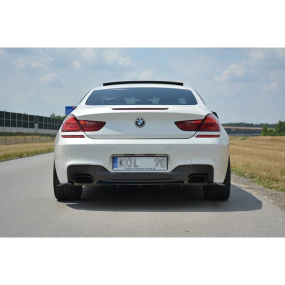 Központi Hátsó SPLITTER for BMW 6 Gran CoupĂ© MPACK (with a vertical bar)