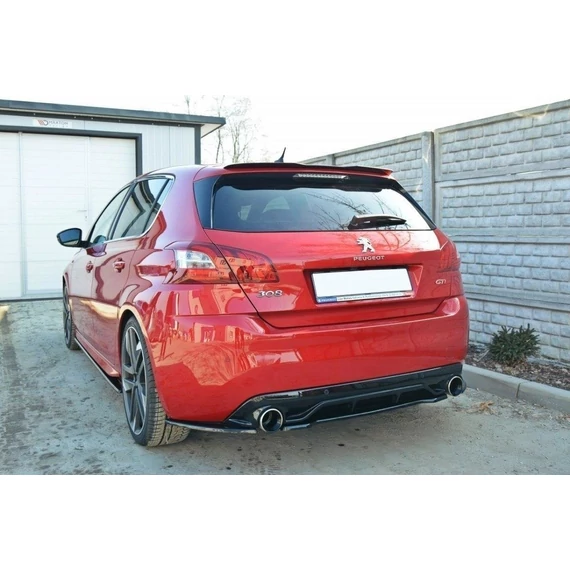 Központi Hátsó SPLITTER PEUGEOT 308 II GTI (without vertical bars)