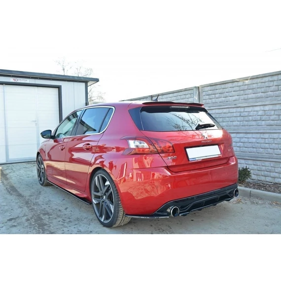 Központi Hátsó SPLITTER PEUGEOT 308 II GTI (with vertical bars)