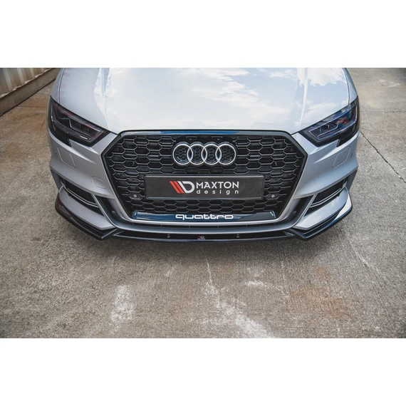 Első Splitter V.3 Audi S3 / A3 S-Line 8V FL Sedan