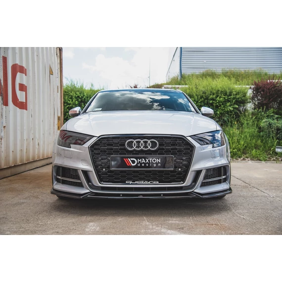 Első Splitter V.3 Audi S3 / A3 S-Line 8V FL Sedan
