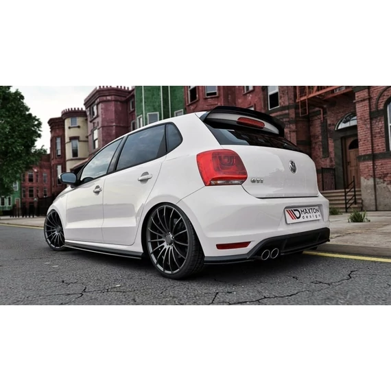 REAR SPLITTER VW POLO MK5 GTI FACELIFT (with a vertical bar)