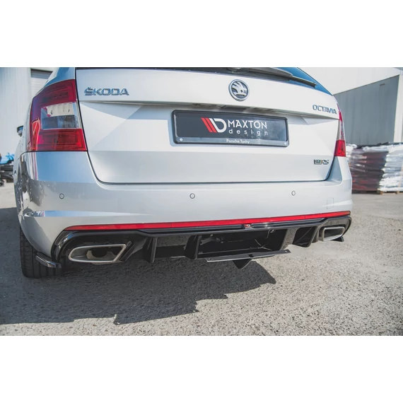 Hátsó Diffúzorok V.2 Skoda Octavia RS Mk3 / Mk3 FL Hatchback / Estate