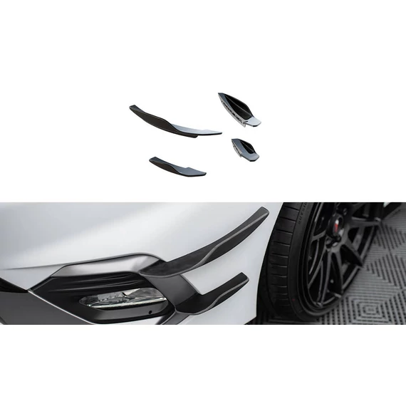 Front Bumper Wings (Canards) V.2 Ford Fiesta Mk8 ST / ST-Line