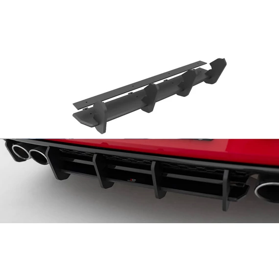 Racing Durability Rear Diffuser VW Golf 7 R Facelift