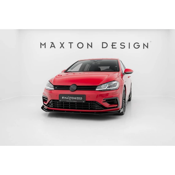 Racing Durability Első Splitter + Flaps VW Golf 7 R / R-Line Facelift