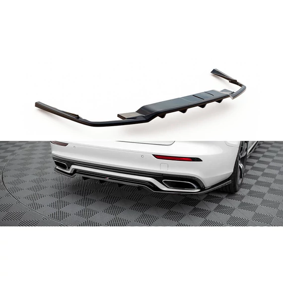 Központi Hátsó Splitter (with vertical bars) Volvo S60/V60 R-Design Mk3