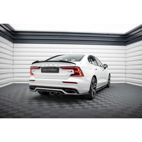 Központi Hátsó Splitter (with vertical bars) Volvo S60/V60 R-Design Mk3