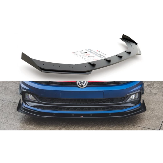 Racing Durability Első Splitter + Flaps Volkswagen Polo GTI Mk6