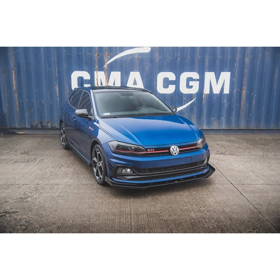 Racing Durability Első Splitter + Flaps Volkswagen Polo GTI Mk6