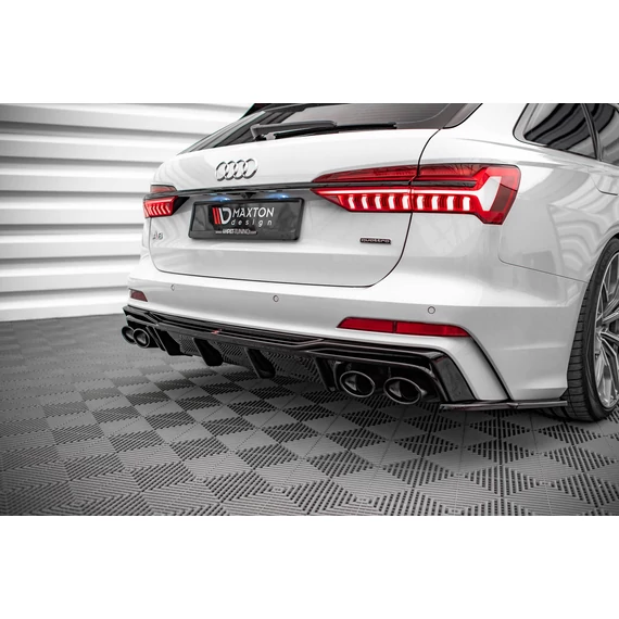 Hátsó Diffúzorok + Exhaust Ends Imitation Audi S6 / A6 S-Line C8