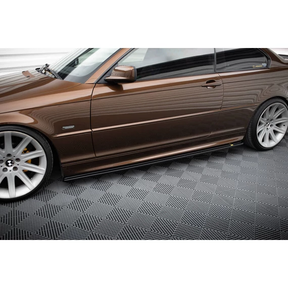 Oldalsó szoknyák Diffúzorok V.1 for BMW 3 E46 MPACK COUPE