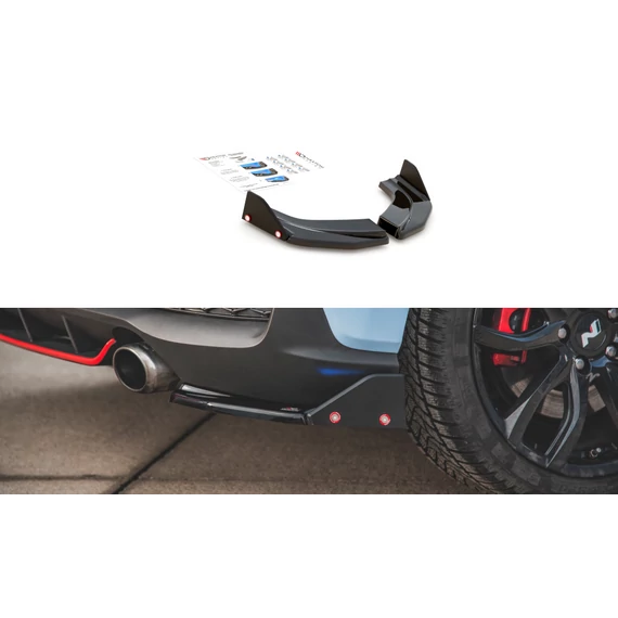 Hátsó Oldalsó Splitter V.6 + Flaps Hyundai I30 N Mk3 Hatchback