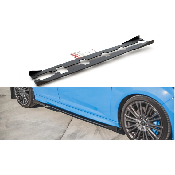 Racing Durability Oldalsó szoknyák Diffúzorok + Flaps Ford Focus RS Mk3