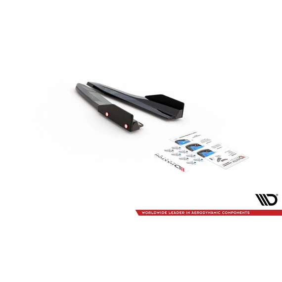 Hátsó Oldalsó Splitter V.2 + Flaps Skoda Octavia RS Mk4
