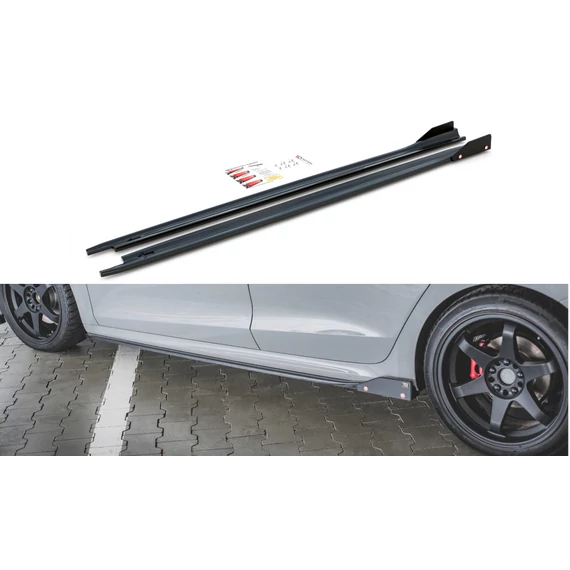 Oldalsó szoknyák Diffúzorok V.2 + Flaps Skoda Octavia RS Mk4