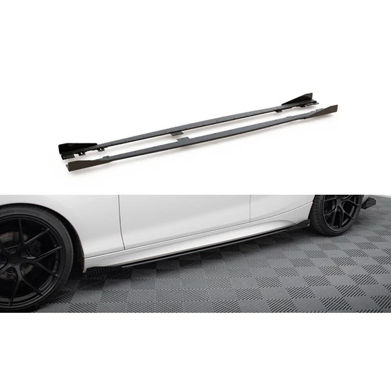 Racing Durability Oldalsó szoknyák Diffúzorok V.2 + Flaps for BMW 1 F20 M135i / M140i / M-Pack