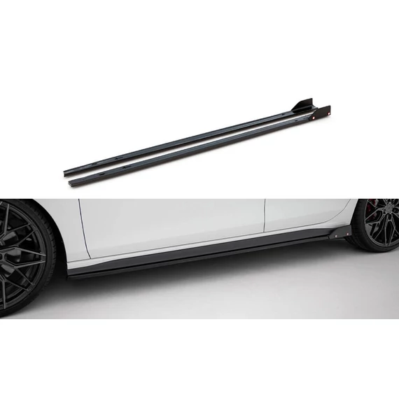 Oldalsó szoknyák Diffúzorok V.2 + Flaps Volkswagen Golf 8 GTI / GTI Clubsport