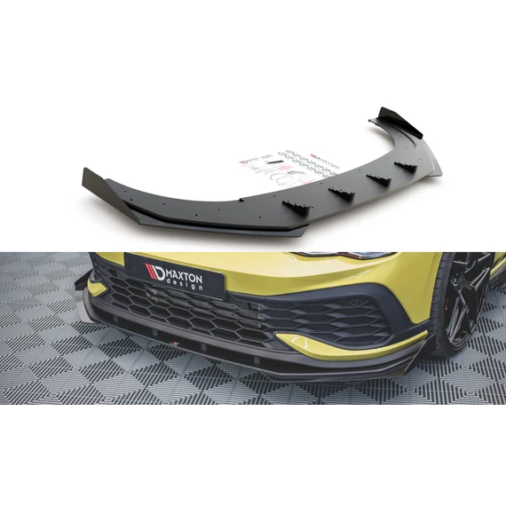Racing Durability Első Splitter + Flaps Volkswagen Golf 8 GTI Clubsport