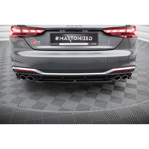 Központi Hátsó Splitter for Audi S5 Sportback F5 Facelift