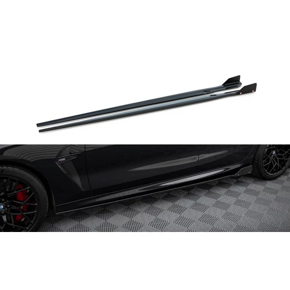Oldalsó szoknyák Diffúzorok V.1 + Flaps BMW M8 Gran Coupe F93 / 8 Gran Coupe M-Pack G16