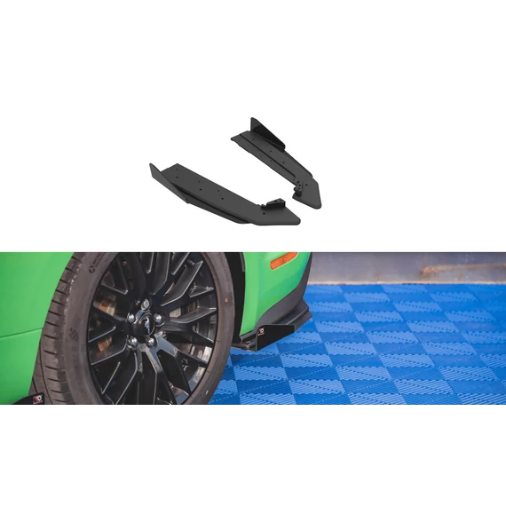 Street Pro Hátsó Oldalsó Splitter V.1 + Flaps Ford Mustang GT Mk6 Facelift