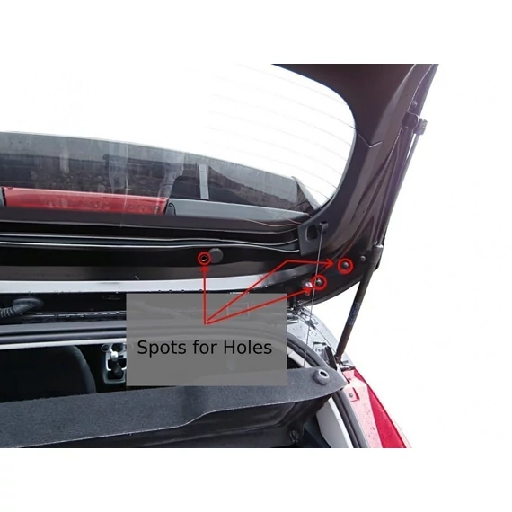 Roof Spoiler (RS Look) Ford Fiesta Mk7 / Mk7 FL