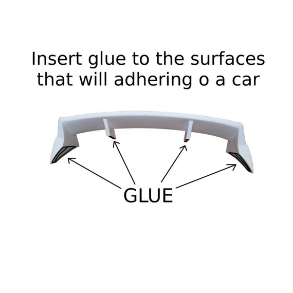 Roof Spoiler (RS Look) Ford Fiesta Mk7 / Mk7 FL