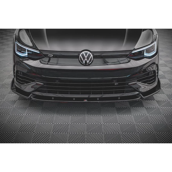 Első Splitter V.2 + Flaps Volkswagen Golf R Mk8