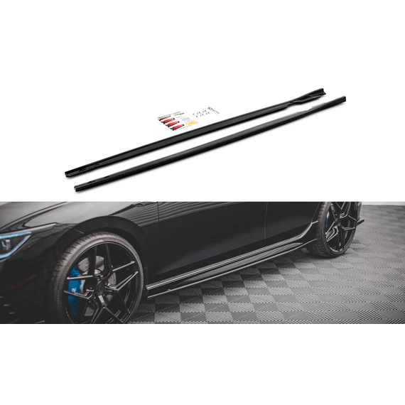Oldalsó szoknyák Diffúzorok V.2 Volkswagen Golf R Mk8