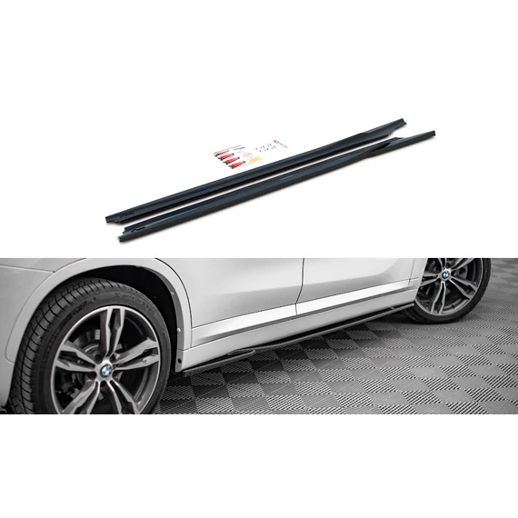 Oldalsó szoknyák Diffúzorok BMW X1 M-Pack F48