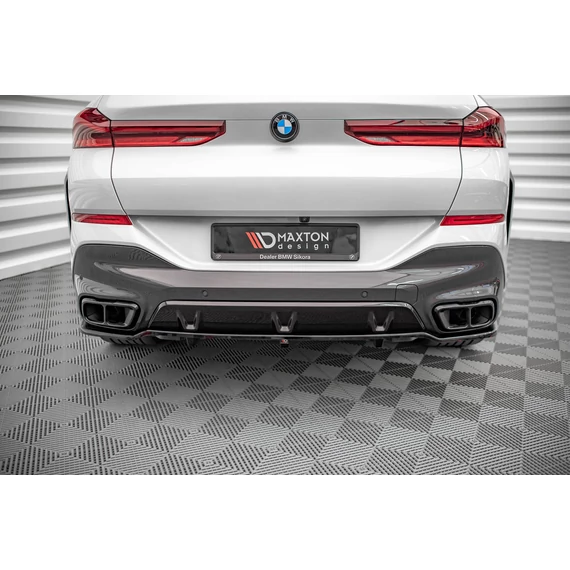 Központi Hátsó Splitter (with vertical bars) V.1 BMW X6 M-Pack G06