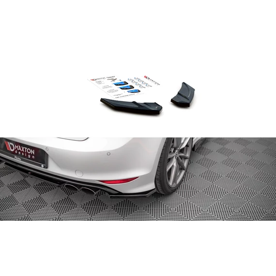 Hátsó Oldalsó Splitter V.3 Volkswagen Golf R Mk7