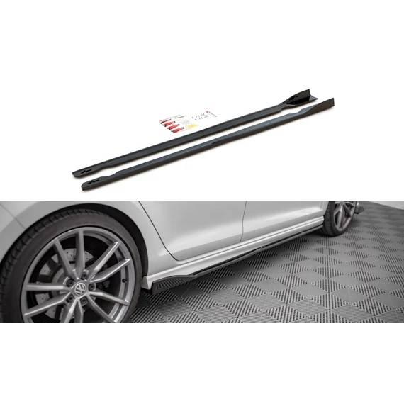 Oldalsó szoknyák Diffúzorok V.2 Volkswagen Golf R Mk7