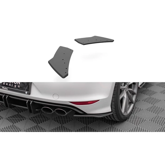 Street Pro Hátsó Oldalsó Splitter Volkswagen Golf R Mk7