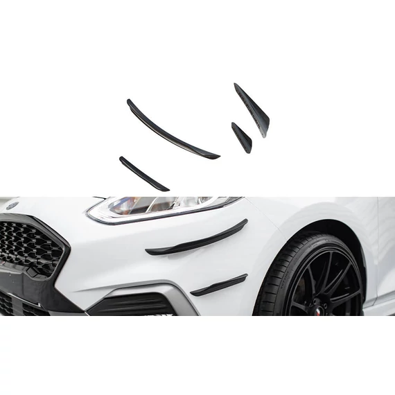 Front Bumper Wings (Canards) V.3 Ford Fiesta Mk8 ST / ST-Line