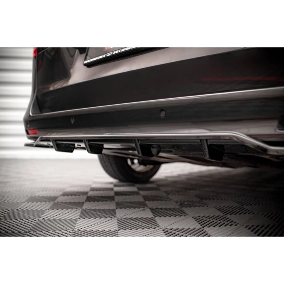 Központi Hátsó Splitter (with vertical bars) Mercedes-Benz V-Class AMG-Line W447 Facelift