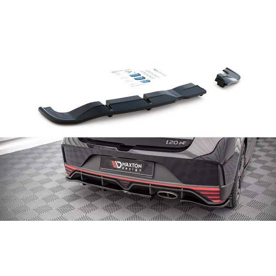 Központi Hátsó Splitter (with vertical bars) Hyundai I20 N Mk3