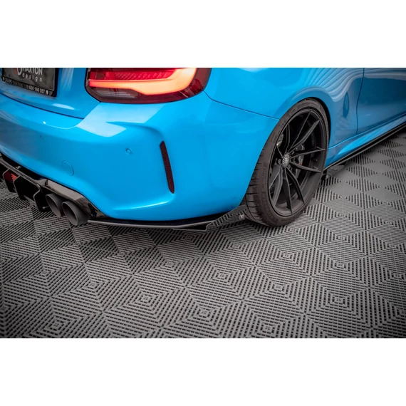 Street Pro Hátsó Oldalsó Splitter + Flaps BMW M2 F87